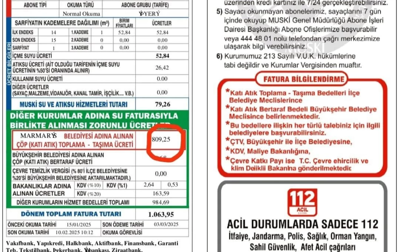 Marmaris Esnafı Su Faturalarına Tepkili!