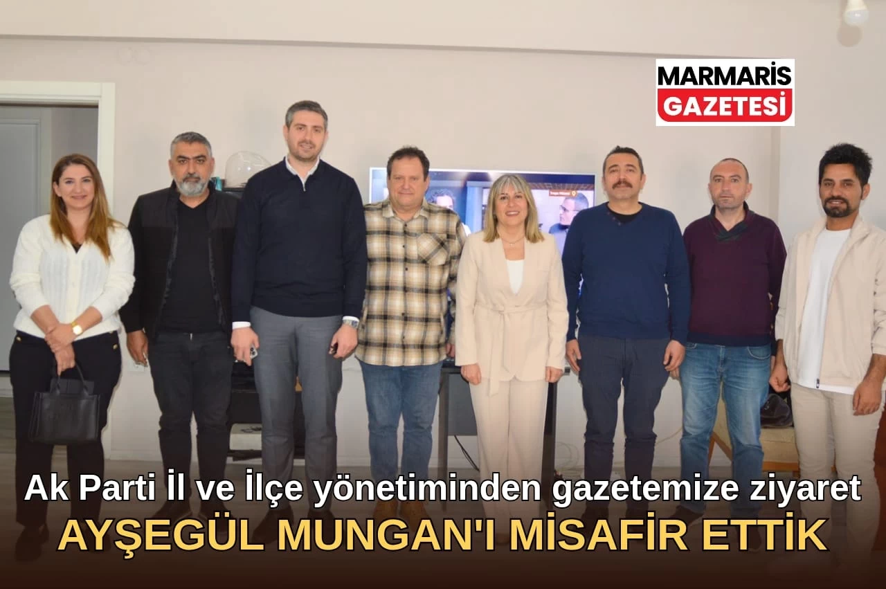 Ayşegül Mungan'dan Marmaris Gazetesine Ziyaret!