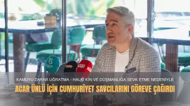 Mehmet Oktay, Acar Ünlü'nün Görevini Kötüye Kullandığı Gerekçesiyle  Cumhuriyet Savcılarını Göreve Davet Etti