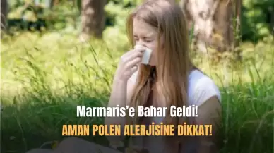Marmaris'e Baharın Gelişiyle Polen Alerjisine Dikkat!