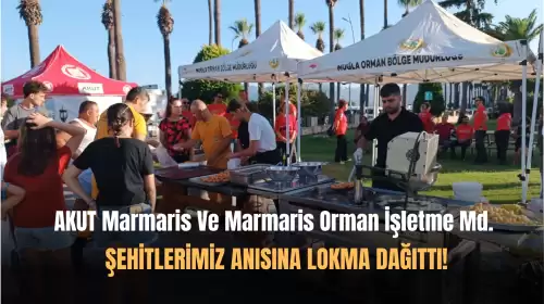 Orman Yangınlarındaki Şehitlerimiz İçin Lokma Dağıtıldı!