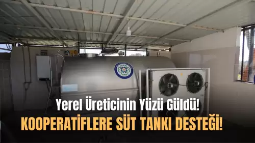 Muğla'da Süt Üreticisinin Yüzü güldü: Süt Tankı Desteği!