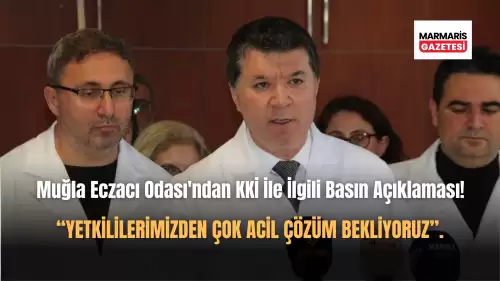 Muğla Eczacı Odası'ndan Kamu Kurum İskontosu İle İlgili Açıklama!