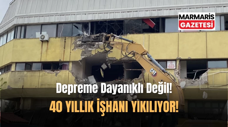 Orgeneral Mustafa Muğlalı İşhanı'nın Yıkımına Başlandı!