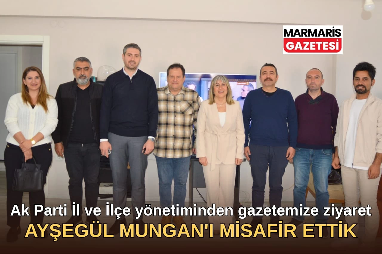 Ayşegül Mungan'dan Marmaris Gazetesine Ziyaret!